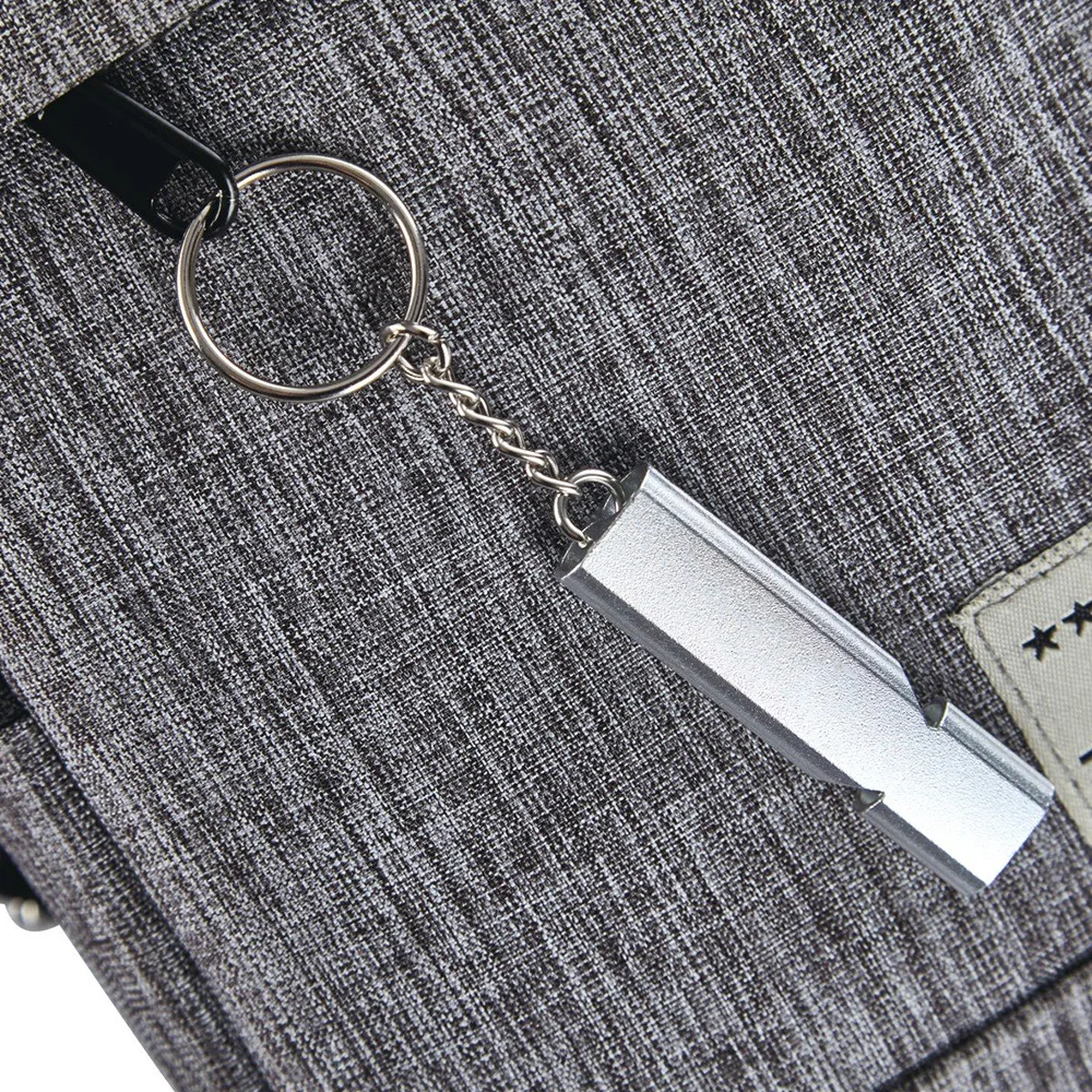 صفارات الطوارئ إنقاذ السلامة صافرة الاطفال الإنقاذ إشارة بصوت عال صفارة إنقاذ مع الحبل وسلسلة المفاتيح للخارجية