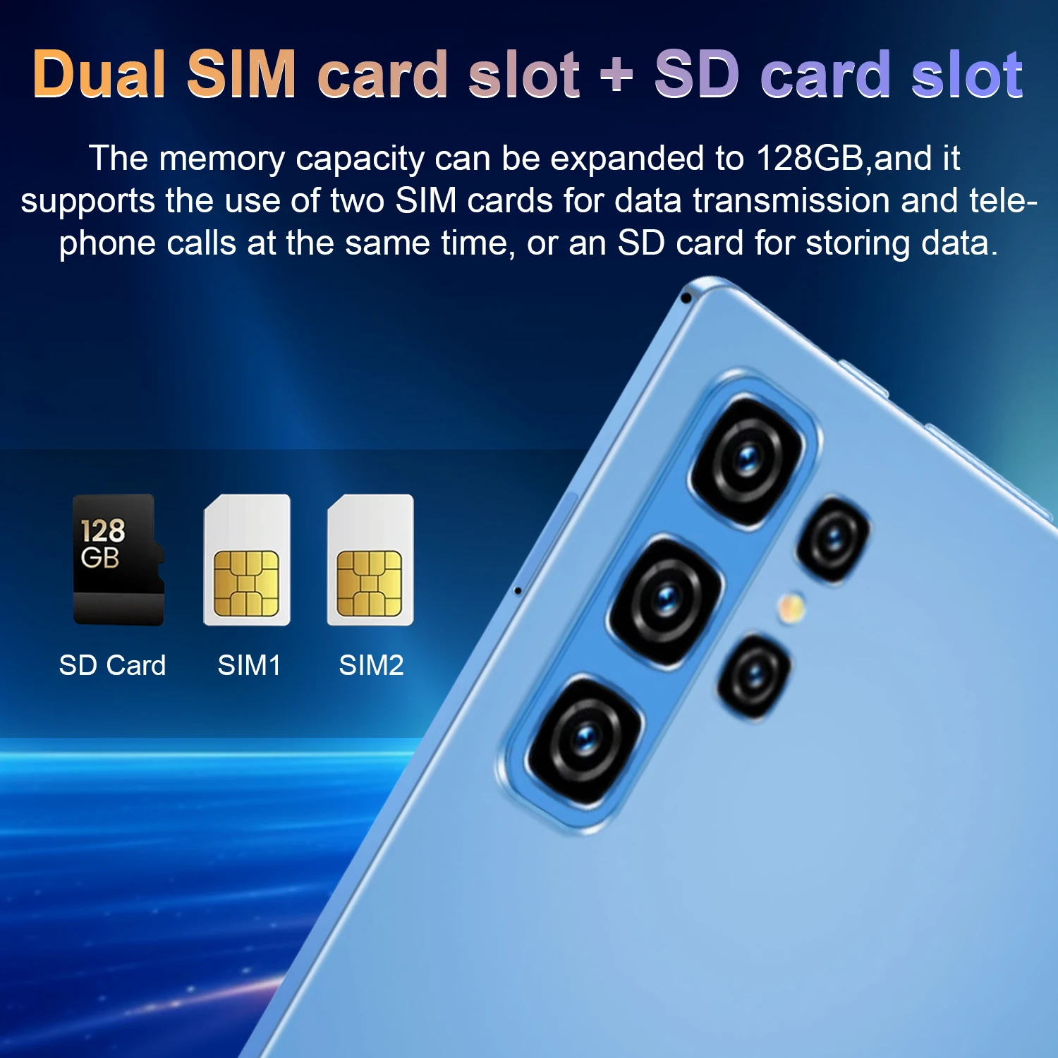 2025 5G New Global Tablet 10.36inch Android13 16GB 1TB 20000mAh 14-core 16MP 32MP Dual SIM GPS WPS With Keyboard