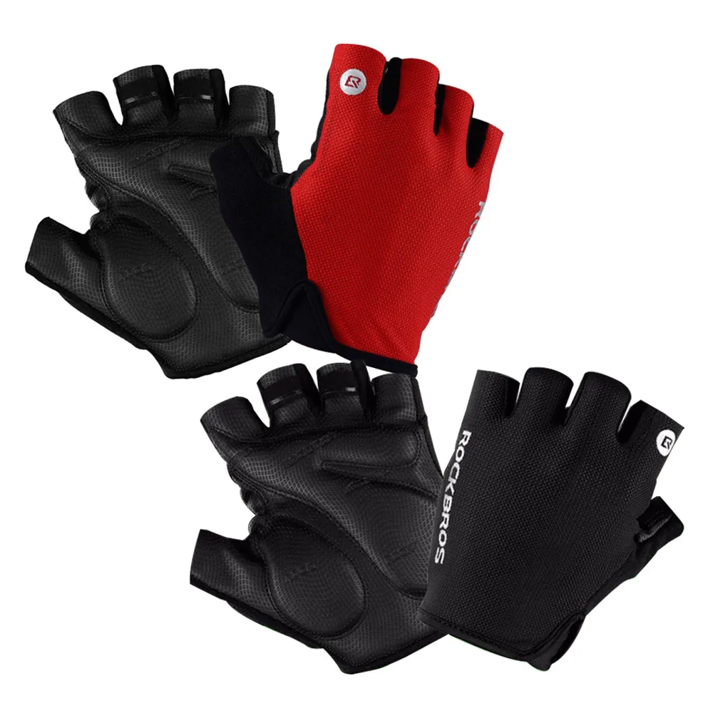 Rock Bros Sports Half Gloves Shock Anti-Slip S106