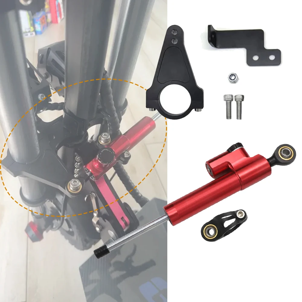 

For Inxing V7 Modification Part Aluminum Steering Damper Stability Safety Electric Scooter Directional Steering Damper Bracket