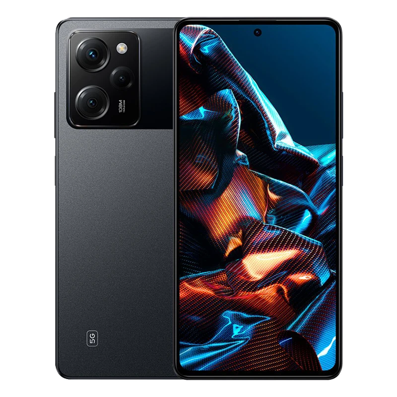 Smartphone, little X5 Pro 5G 6GB RAM 128GB ROM, black, New, Global Version, main camera 108MP