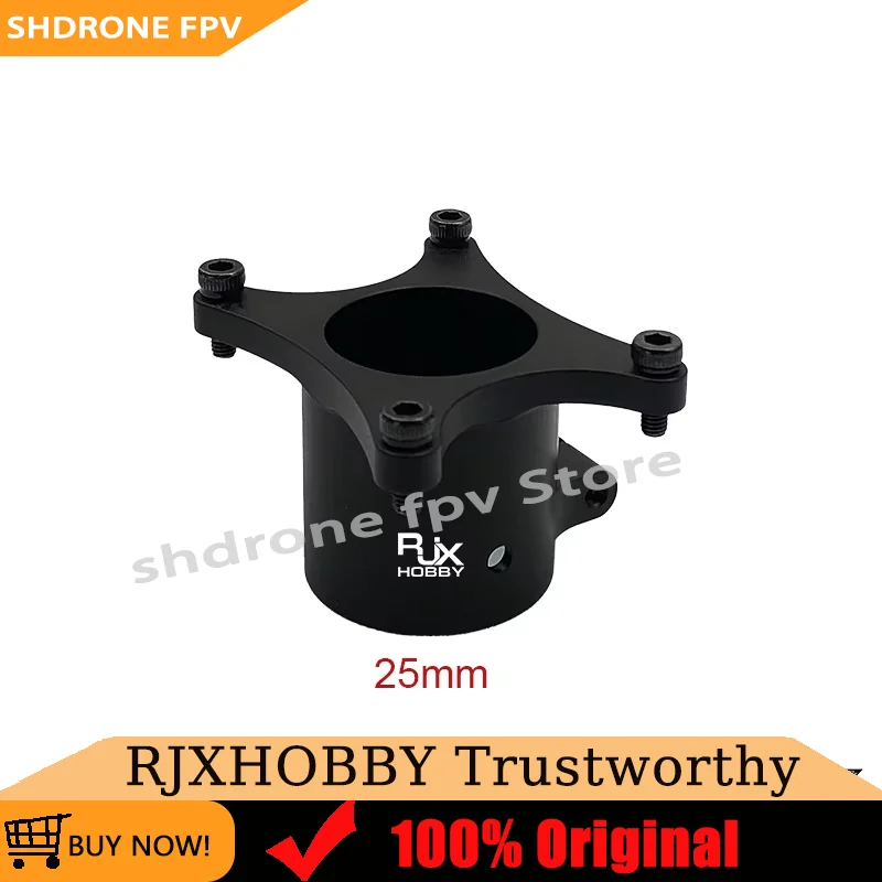 RJXHOBBY 1pcs 25mm Tripod Aluminum Tilt Fixed Seat Landing Gear Connector for UAV Drones