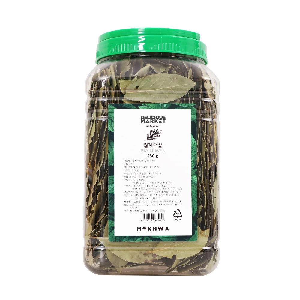 230 g de hojas de laurel para comida.
