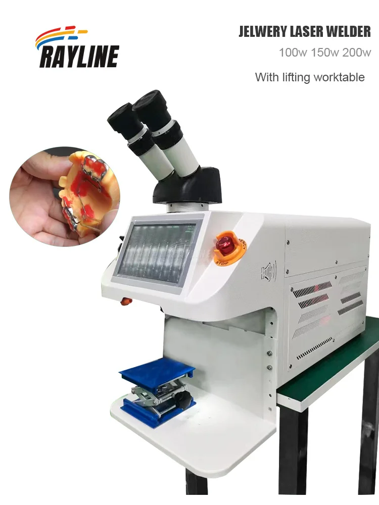 

200w Soldador Laser YAG Fiber Laser Welding Machine Gold/Sliver/Jewellery/Rings Laser Soldera Welders for Dental Eyeglass Repair