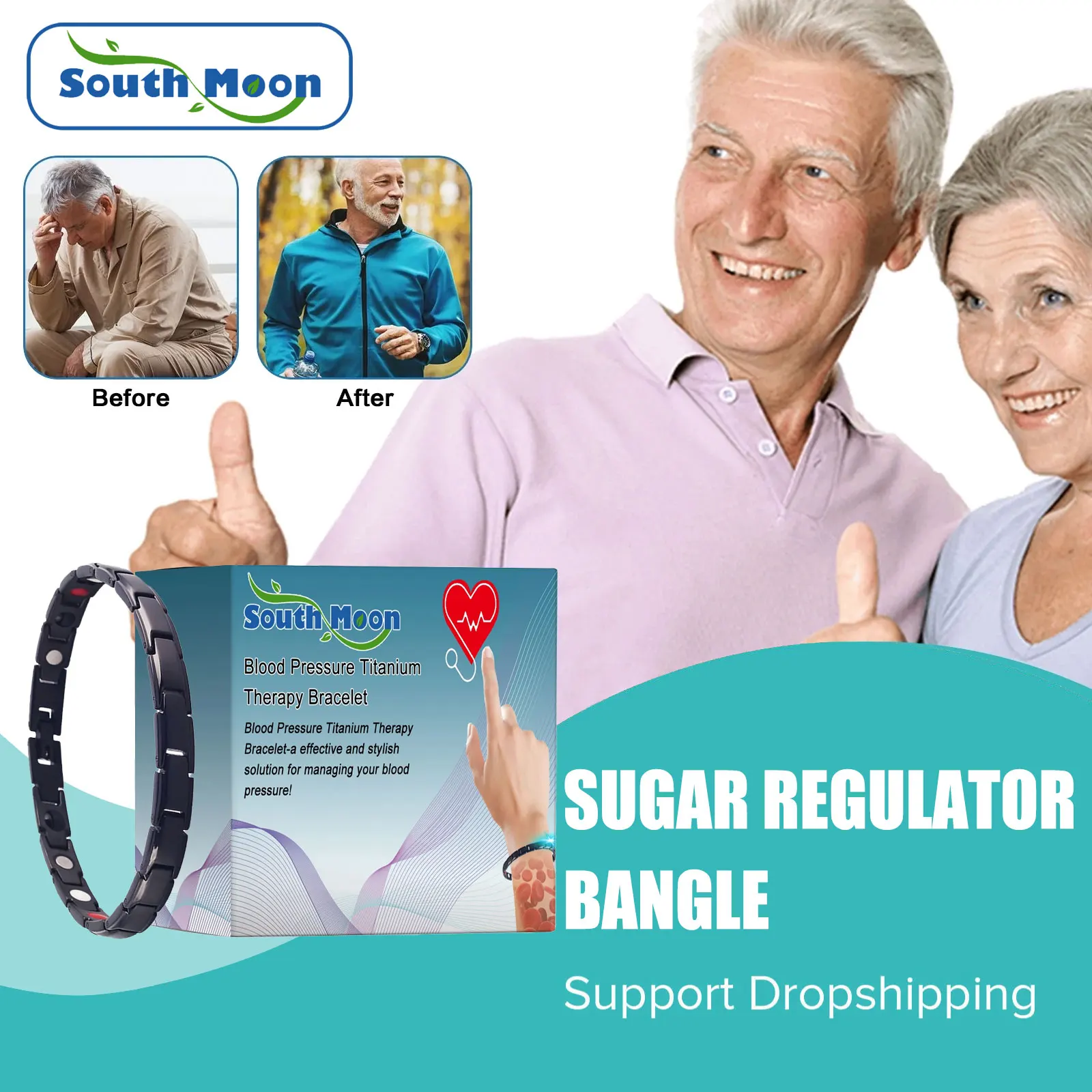 

Sugar Regulator Bangle Blood Balance Glucose Management Treat Diabetes Acupressure Lower Blood Sugar Relief Fatigue Health Care