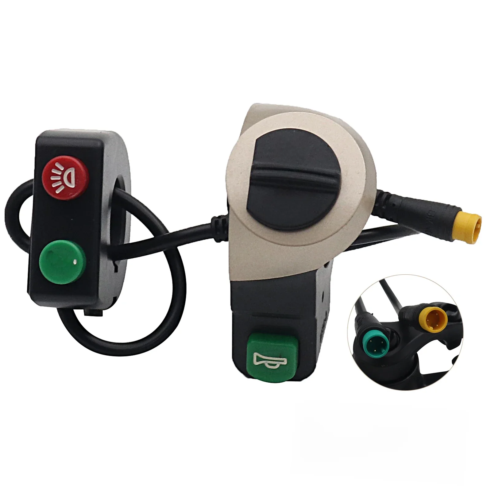 AliExpress Electric Bicycle Accessories Electric Bicycle Switch 3-Pin Light Horn Switch Handlebar 22mm Modified Headlamp Button