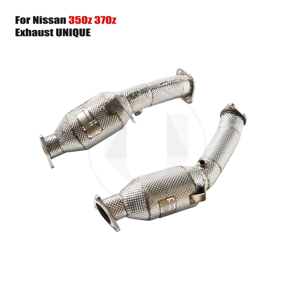 

UNIQUE For 2013-2015 Nissan 350z VQ37 3.7L With insulator downpipe With cat/without cat exhaust pipe