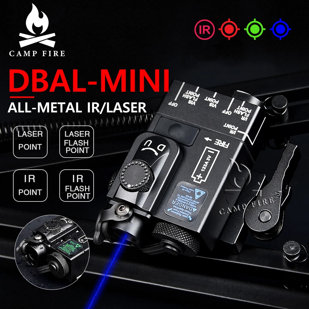 All Metel DBAL Mini Laser No Light Mode DBAL A2 Tactical IR Laser Signal Hunting Rifle Weapon lgihts Aim airsoft accsesories