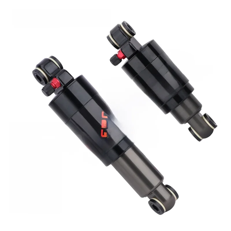 MEROCA Mountain Bike Air Shock Absorber 125mm/150mm/165mm/190mm/200mm Scooter Alloy MTB Folding Bicycle Rear Shock Cycling Parts — 2