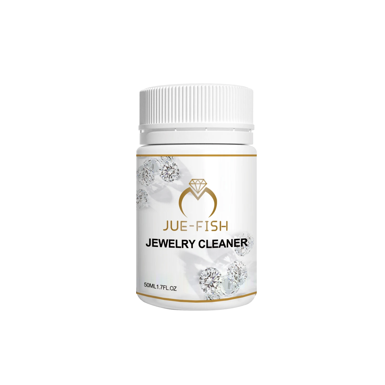 Jewelry Cleaning Solution Kit Clean Restores Metal Luster & Shine Polishing for Gold Silver Diamond Ring Fashion Jewelry Cleaner