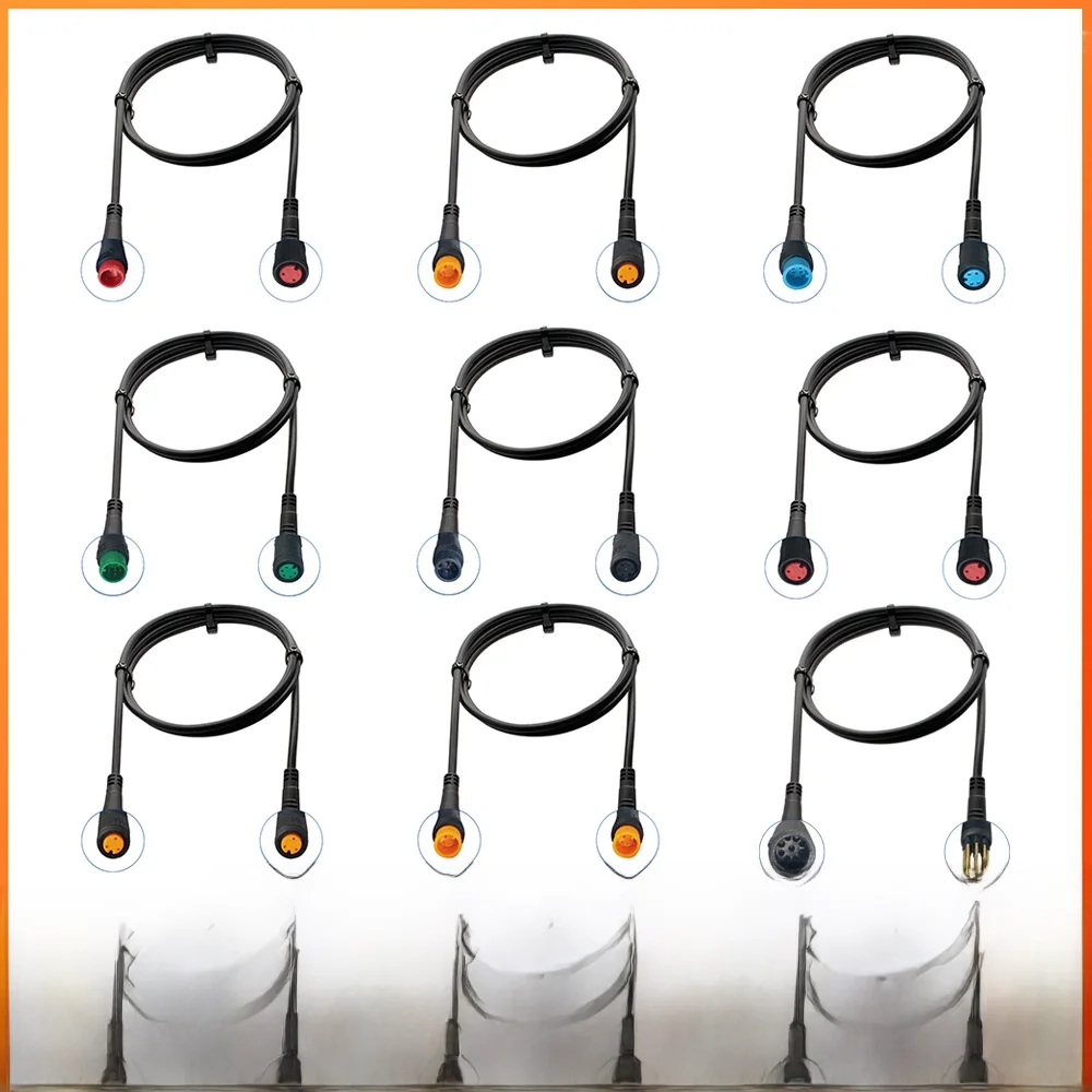 AliExpress EZKT Julet Ebike Cable2 3 4 5 6Pin Conversion Convert Line Waterproof Extension Cable for Throttle Display Ebrake Light