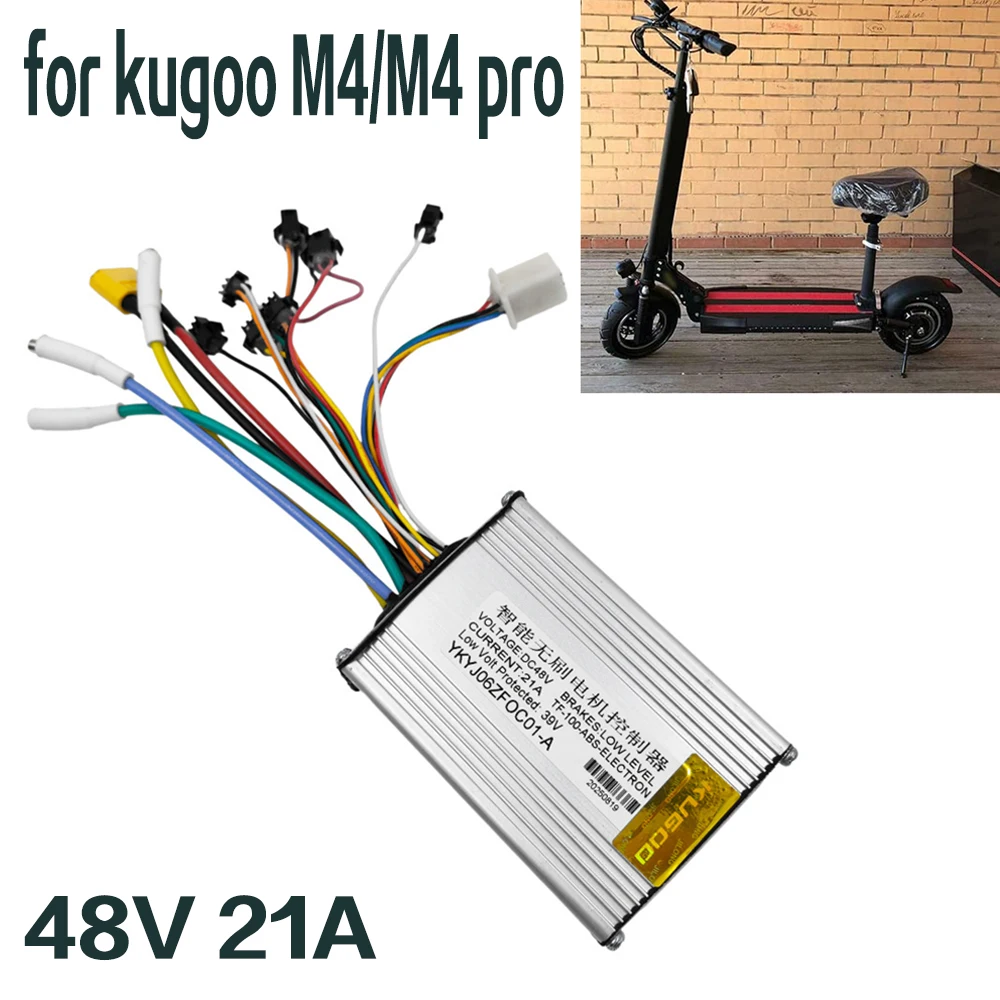 

48V 21A E-scooter Brushless Motor Controller Steady Speed Sensitive Control for Kugoo M4 Pro E-Scooter Replacement Accessories