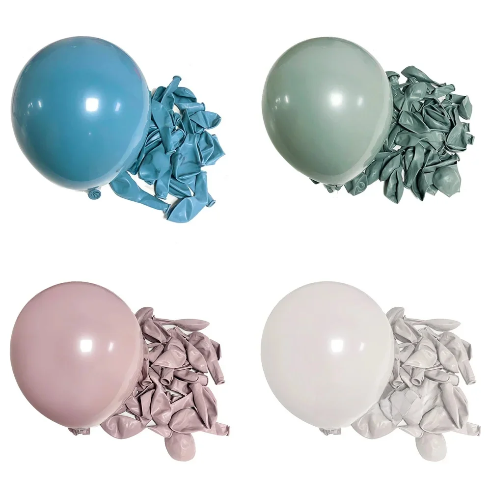 Ballons d'anniversaire Boho 5-18 pouces, ballons de sable crépuscule rose bleu blanc pour mariage, anniversaire, réception-cadeau pour bébé, décor de fête de remise de diplôme