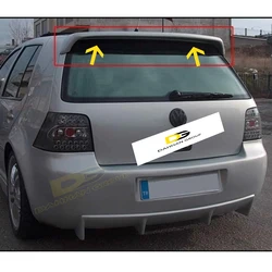 VW Golf MK4 1997 - 2003 Rear Roof Spoiler Wing Raw or Painted Surface High Quality Fiberglass Material Golf Kit JDM