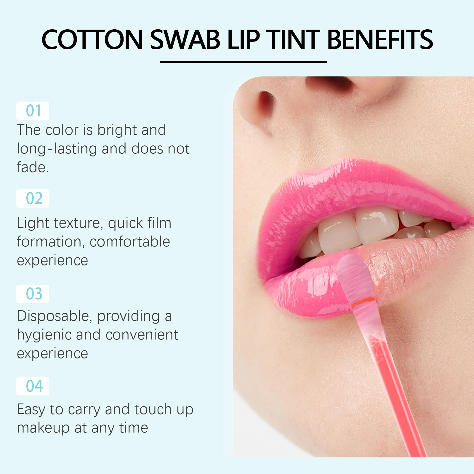 EELHOPE tatouage rouge à lèvres hydratant durable maquillage des lèvres supprimer les lignes des lèvres améliorer l'élasticité imperméable augmenter le brillant rouge à lèvres