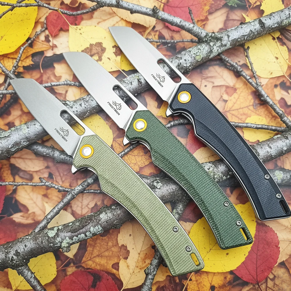 

Складной карманный нож FREETIGER FT957 с лезвием D2 и рукоятью из микарты, для активного отдыха, кемпинга, охоты, выживания, многофункциональный инструмент EDC