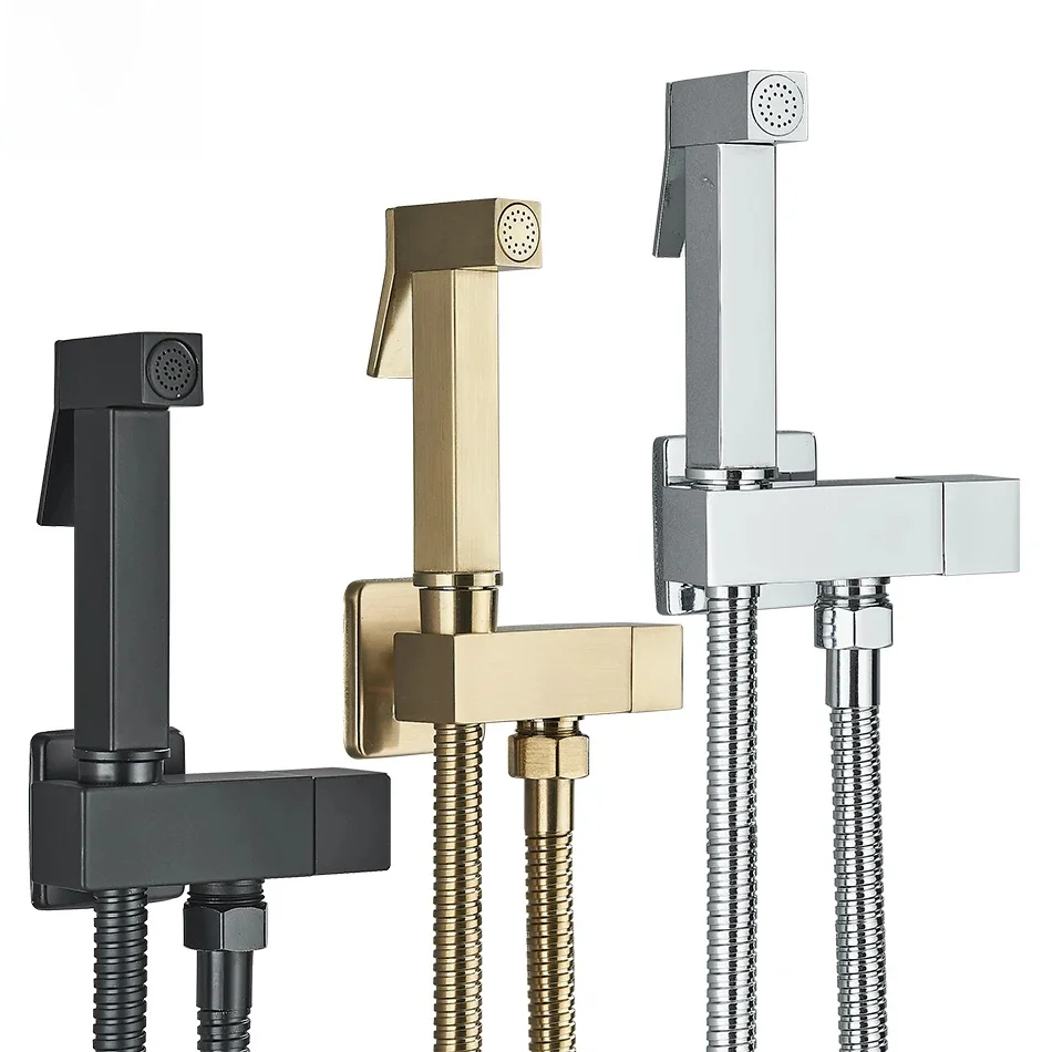 Uythner Badkamer Bidet Kraan Messing Kraan Wasmachine Mixer Enkel Koud Water Douche Sproeier Hoofd Kraan Wc Kranen Wc Handvat Jet - afbeelding 2