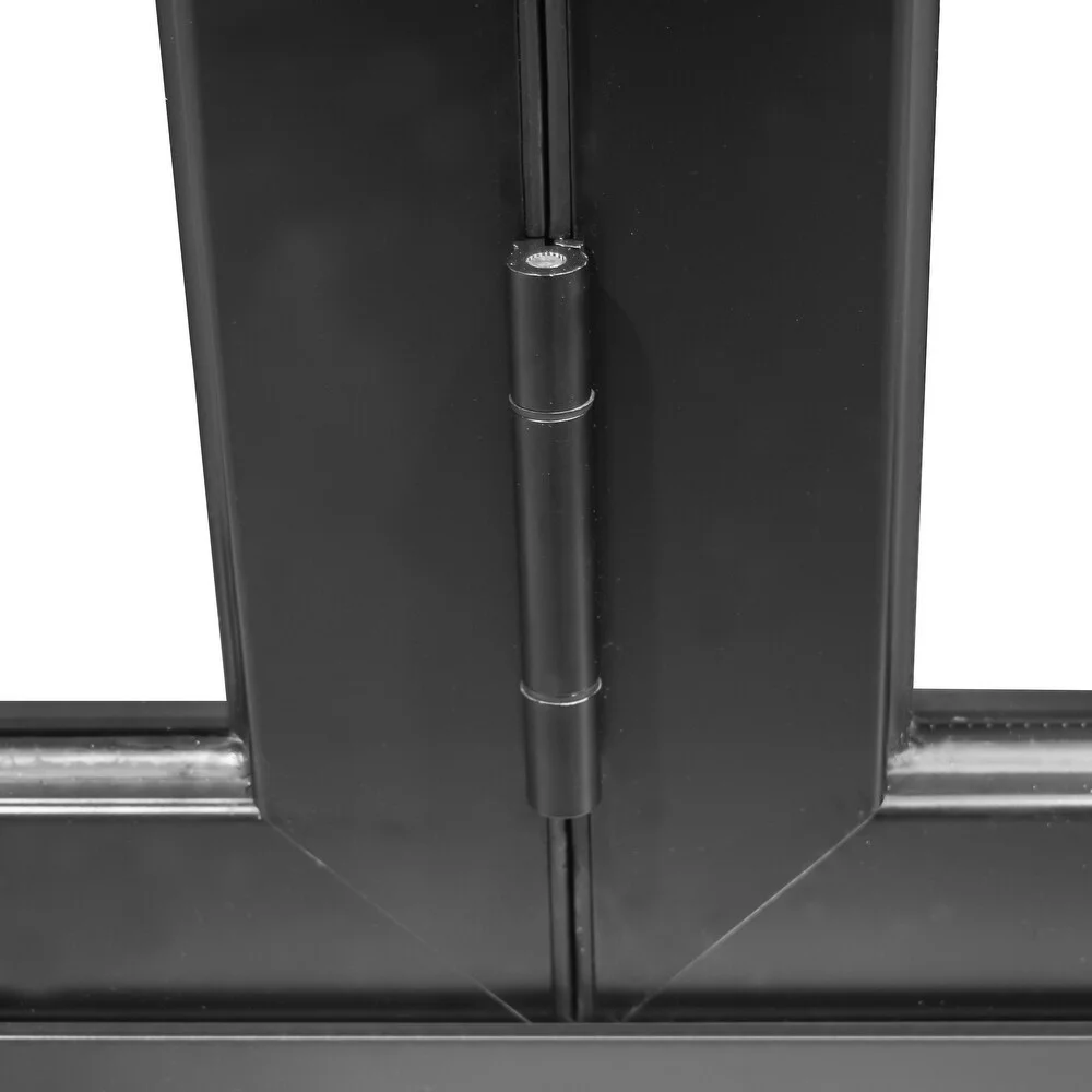 Porta pieghevole in alluminio con rottura termica DN, doppia struttura stretta in metallo smaltato, porta bifold per patio, vetro temperato personalizzato