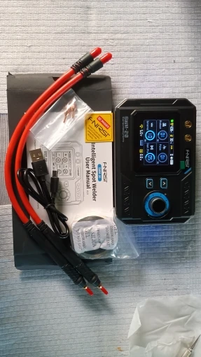 Customer photo for Bench Companion Portable Spot Welder – FNIRSI SWM-20 — Gearfinch