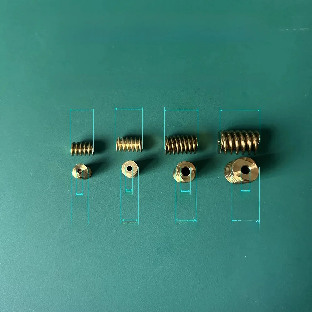 1 pièces 0.2M/0.3M/0.5M/0.7M moteur en cuivre engrenage à vis sans fin réducteur moteur engrenage mécanique en métal pignon hélicoïdal