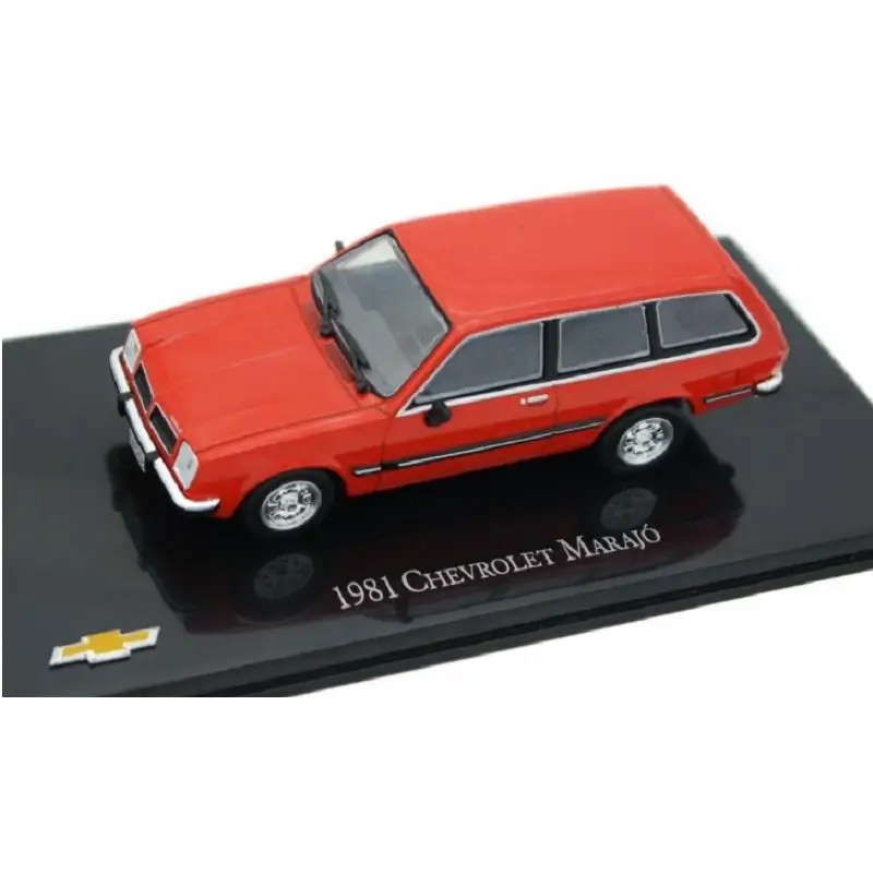 Salvat, Marajó 1981, Véhicule familial Chevrolet Classic, Conception fonctionnelle, Mécanisme simple et fiabilité, Échelle 1:43, Miniature en métal moulé sous pression, Collection de la série spécifique de la marque automobile brésilienne, Sans fascicule, Emballage en vitrine, Base d'identification du modèle