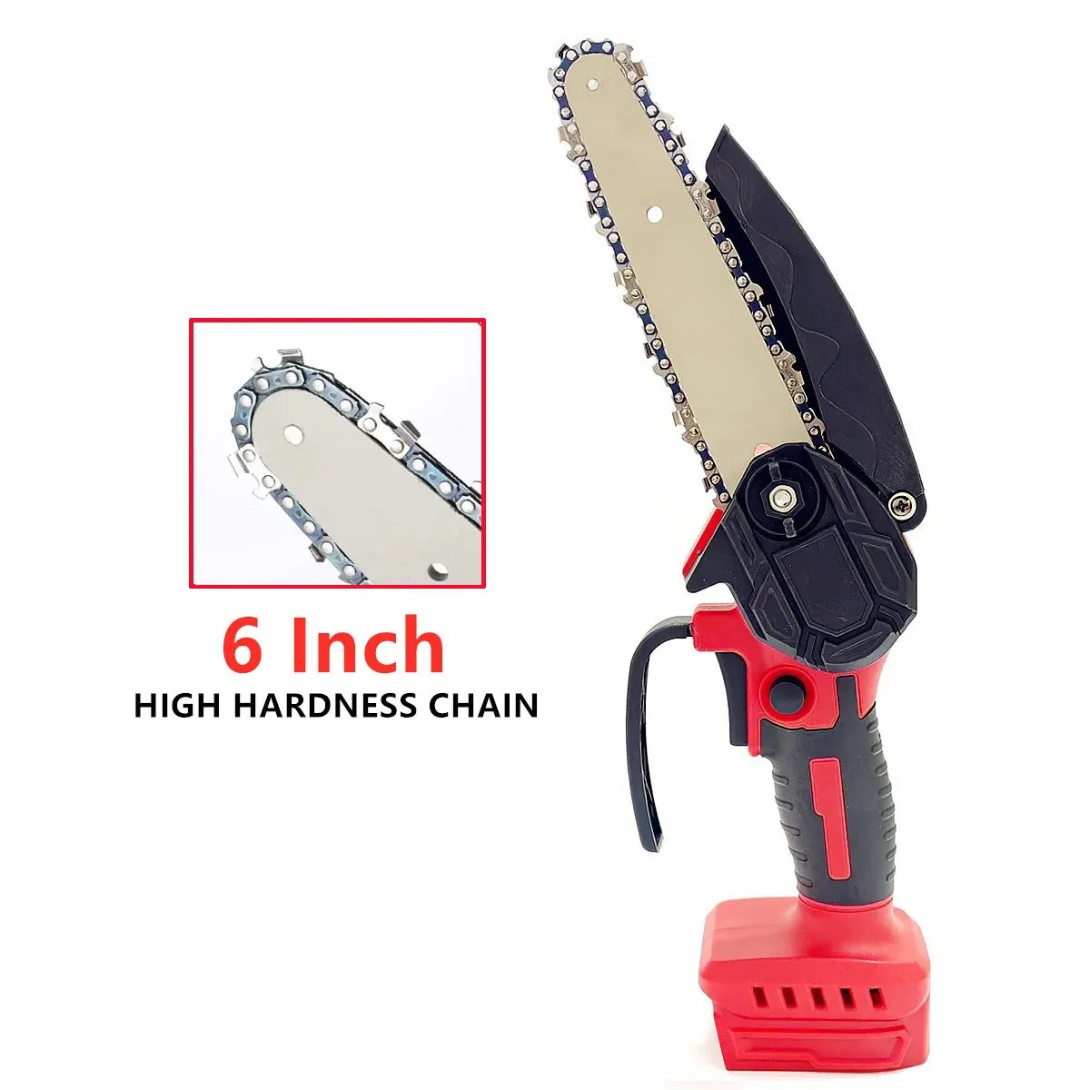 For Milwaukee 18V Battery Mini Chainsaw Woodworking with Handheld Electric 6 inch Logging Sawzall Portable Chainsaw Power Tool