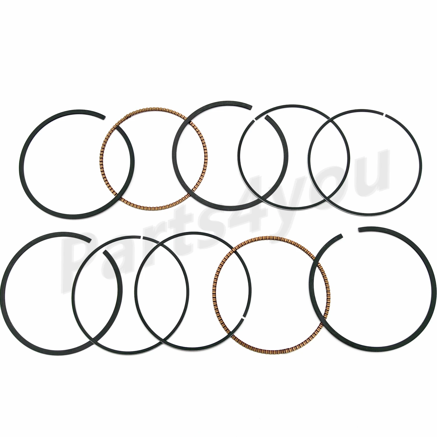 2 Sets Piston Ring Kit for Polaris Sportsman X2 Touring 800 RZR S 800 RZR 4 800 Ranger 800 2202920 3021511 3021512 3021513