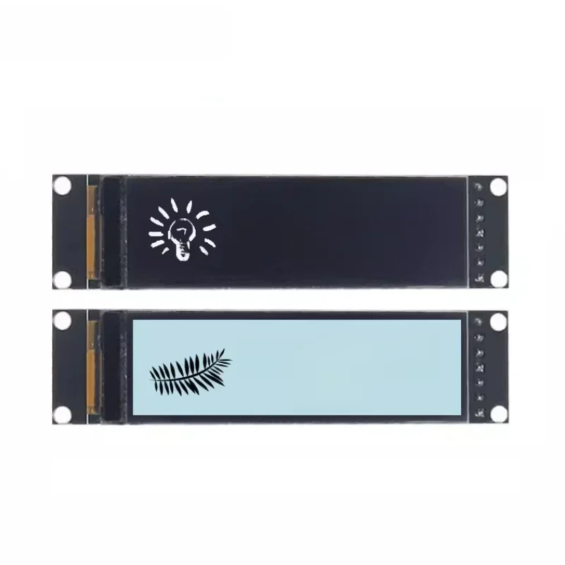 2,8-calowy wyświetlacz OLED 2,8-calowy moduł LCD OLED 256X64 pikseli SH1122 sterownik 7-pinowy interfejs SPI biały z szarą regulacją w skali — zdjęcie 2