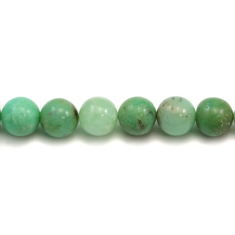 Chrysoparse Natural Stone Beads Strand  Round 3-14mm For Making Jewelry Bracelet Craft DIY Necklace Earrings