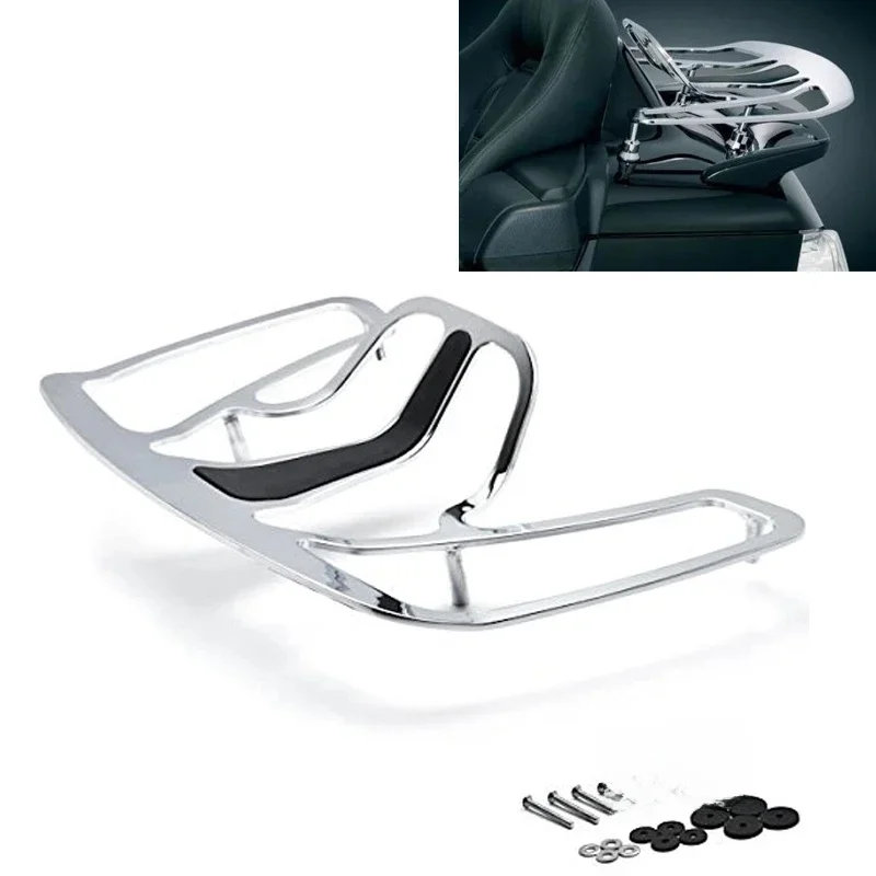 GL1800 tylny bagażnik motocykla górny bagażnik aluminiowy dla Honda Goldwing Gold Wing GL 1800 modele 2001-2017 — 2