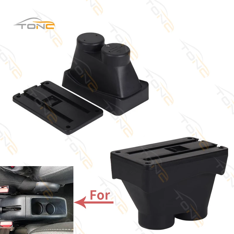 For Peugeot 208 Armrest Box Storage Box 2012 2013 2014 2015 2016 2017 2018 Auto Parts Interior Center Console Organizer