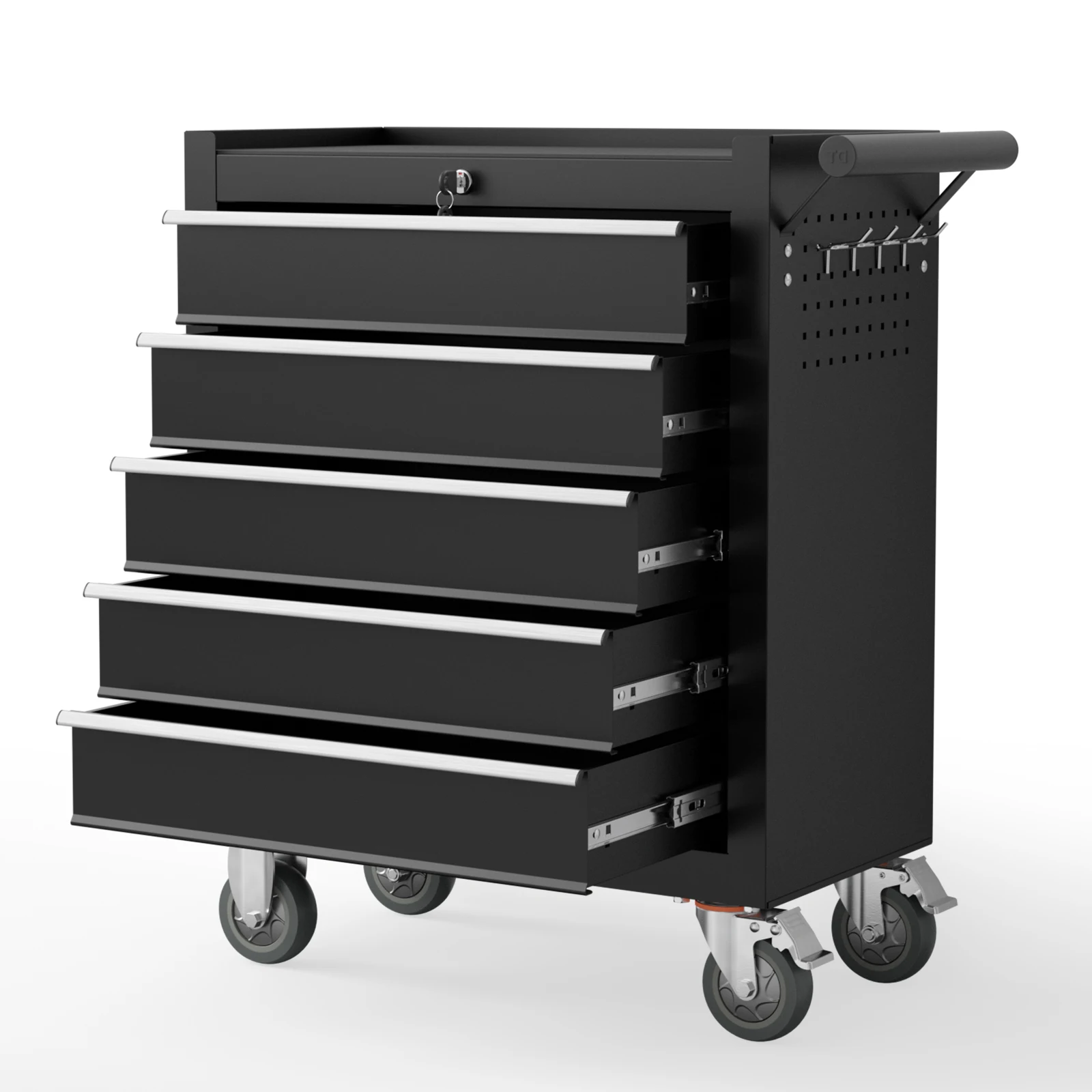 5 Laci Alat Bergulir Lemari dengan Roda dan Laci