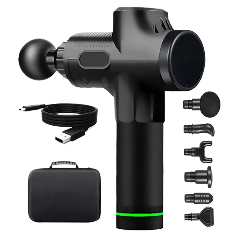 Fascial Massage Gun Elektrische Percussie Pistool Massageapparaat Voor Lichaam Nek Rug Diep Weefsel Spierverslapping Fitness - afbeelding 2