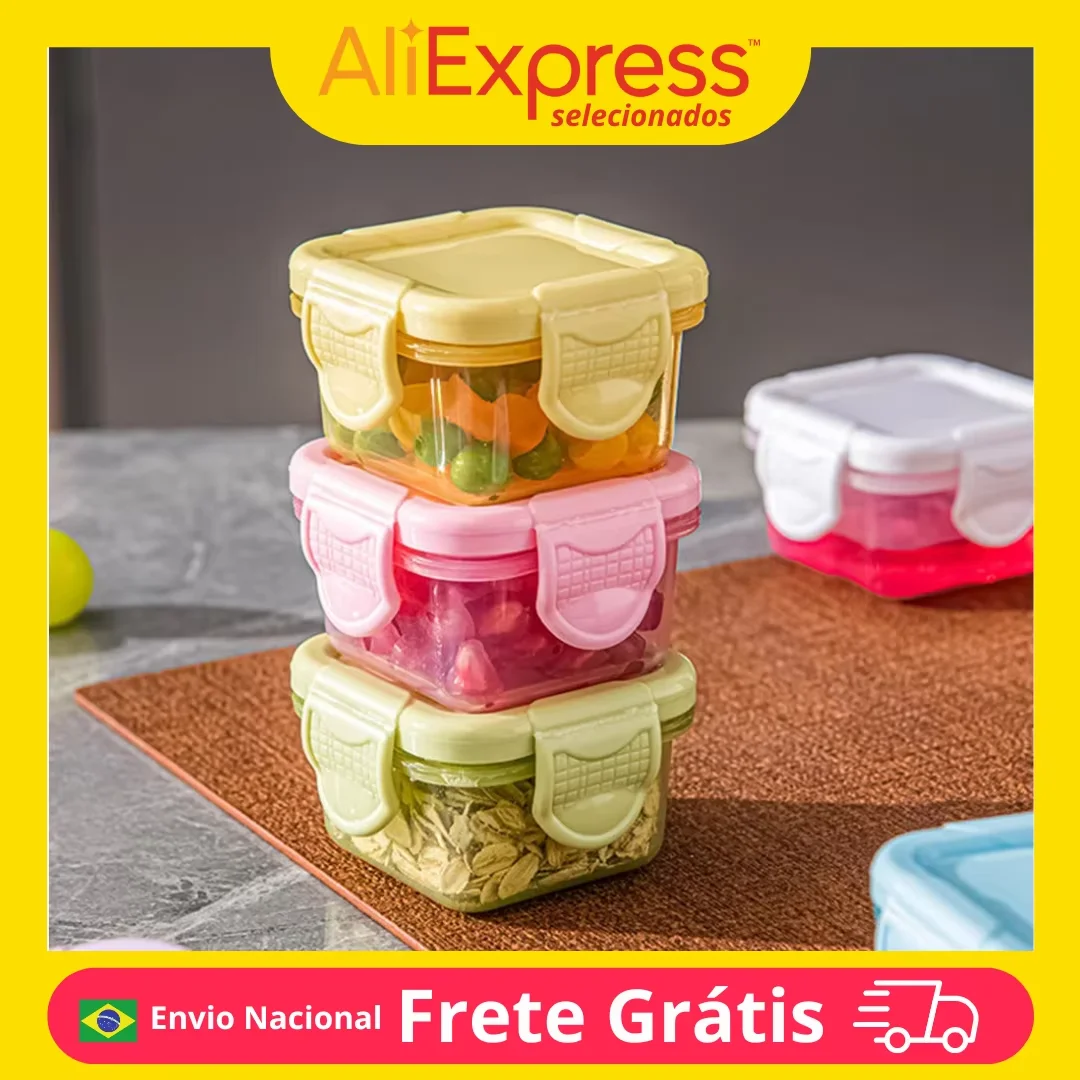 4cm Airtight Food Children's Lunch Pot Food Storage Kids Colorful School Pot No Leakage Liquid