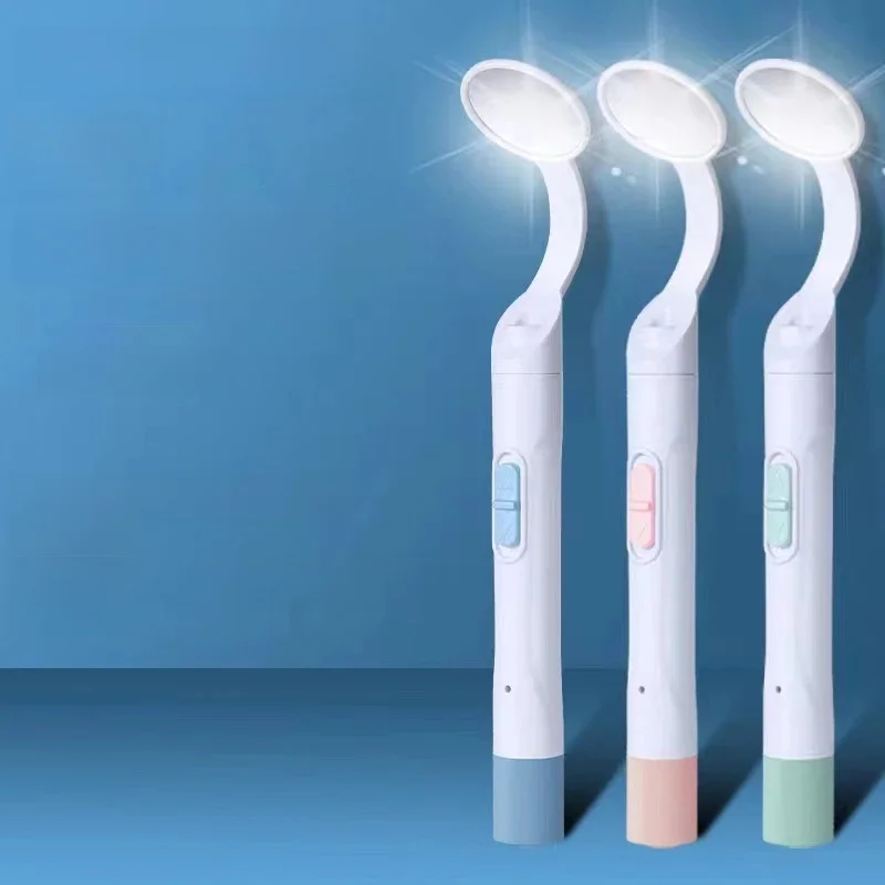 Dental LED Licht Mund Spiegel Tragbare Wiederverwendbare Zahnarzt Oral Überprüfung Nebel Helle Zahn Pflege Hygiene Sauber Instrument