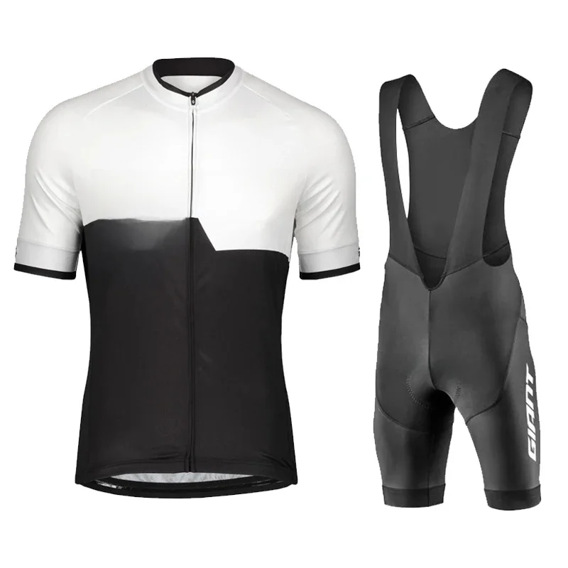 AliExpress 2023 Short Sleeve Cycling Jersey Set GIANT Road Bike Shirts Suit Bicycle Bib Shorts MTB Maillot Ciclismo Ropa Cycling Clothing