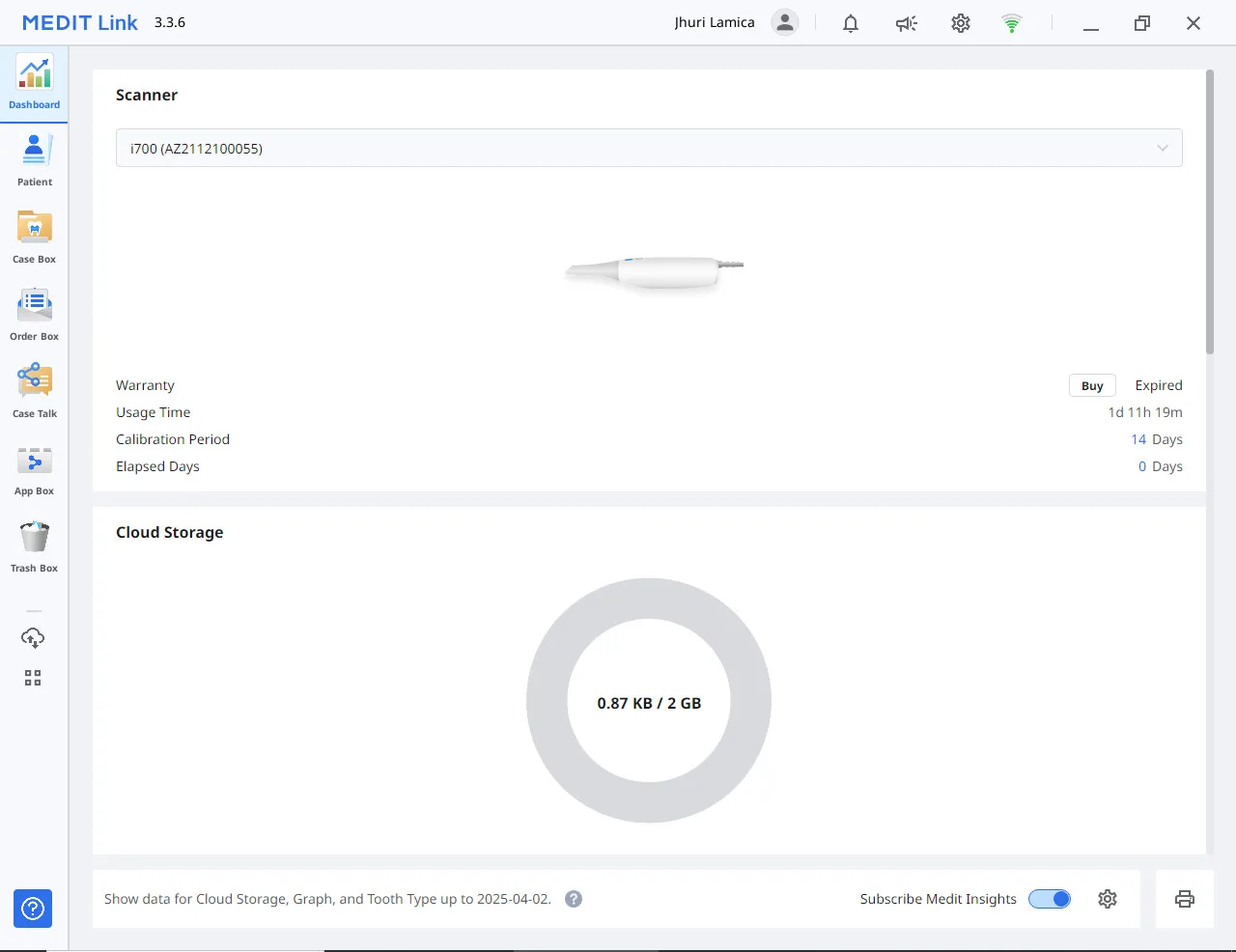KIC 2021 Medit i700 ماسح ضوئي وملحقات سلكي داخل الفم (AZ2112100055) اشتر 5 واحصل على 1 مجانًا 9826VFD52 #4