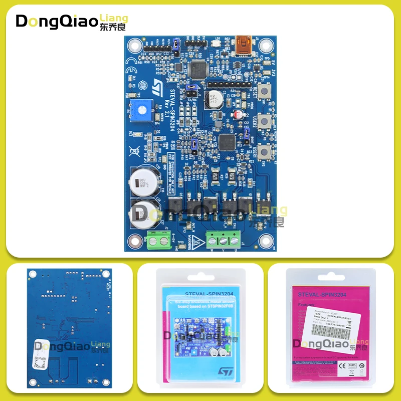 For STEVAL-SPIN3204 STSPIN32F0B BLDC Controller: 6-Step Brushless Motor Driver Evaluation