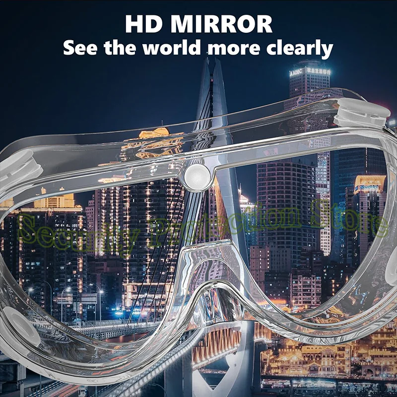 1621 Glasses Goggle Anti-Impact PC Chemical Splash ANSI Z87 Standard Safety Personal Protection UV Protective Factory
