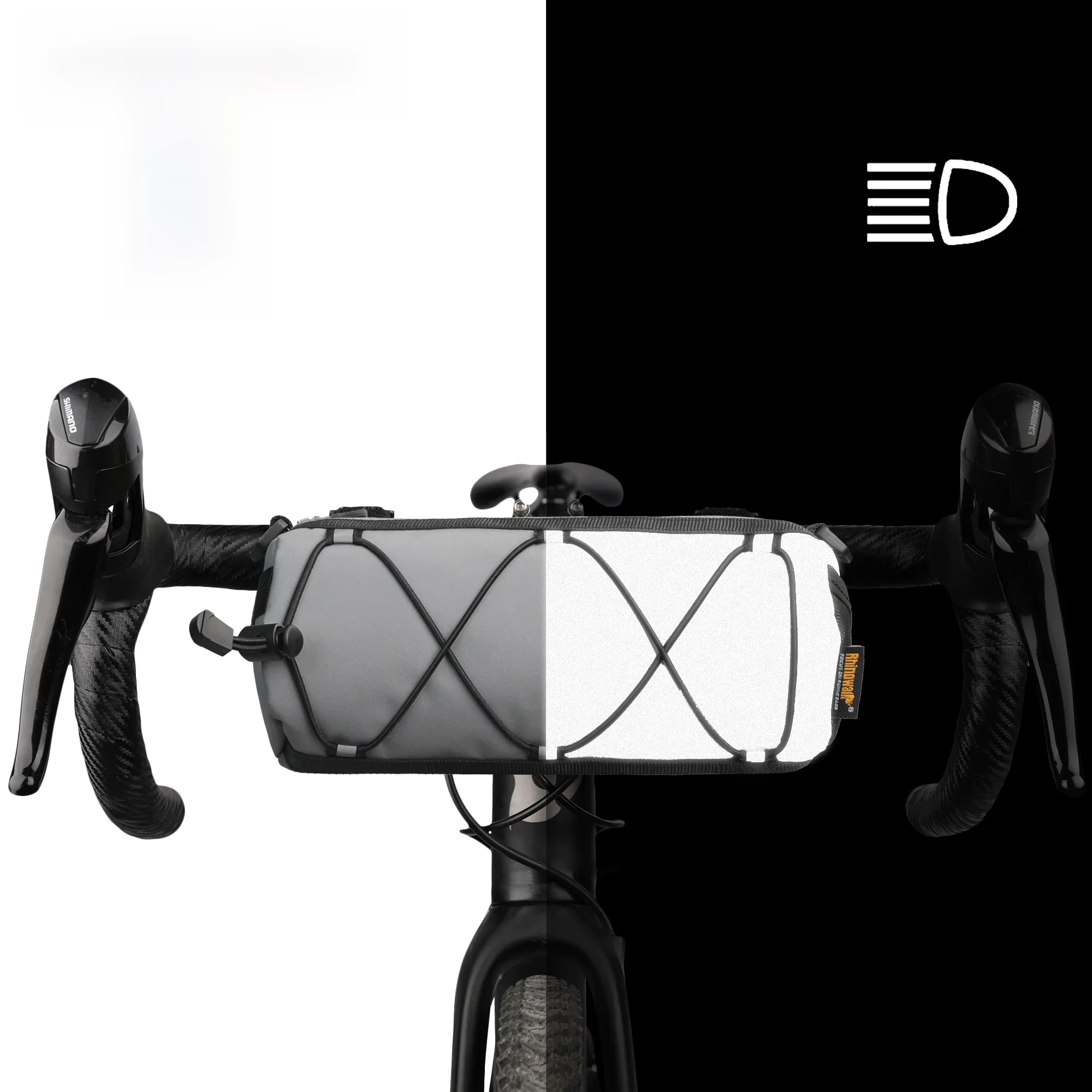 AliExpress Rhinowalk 2.4L Bike Bag Portable Handlebar High Visibility Reflective or Other Colors MTB Road Cycling Bicycle Frame Tube Bag
