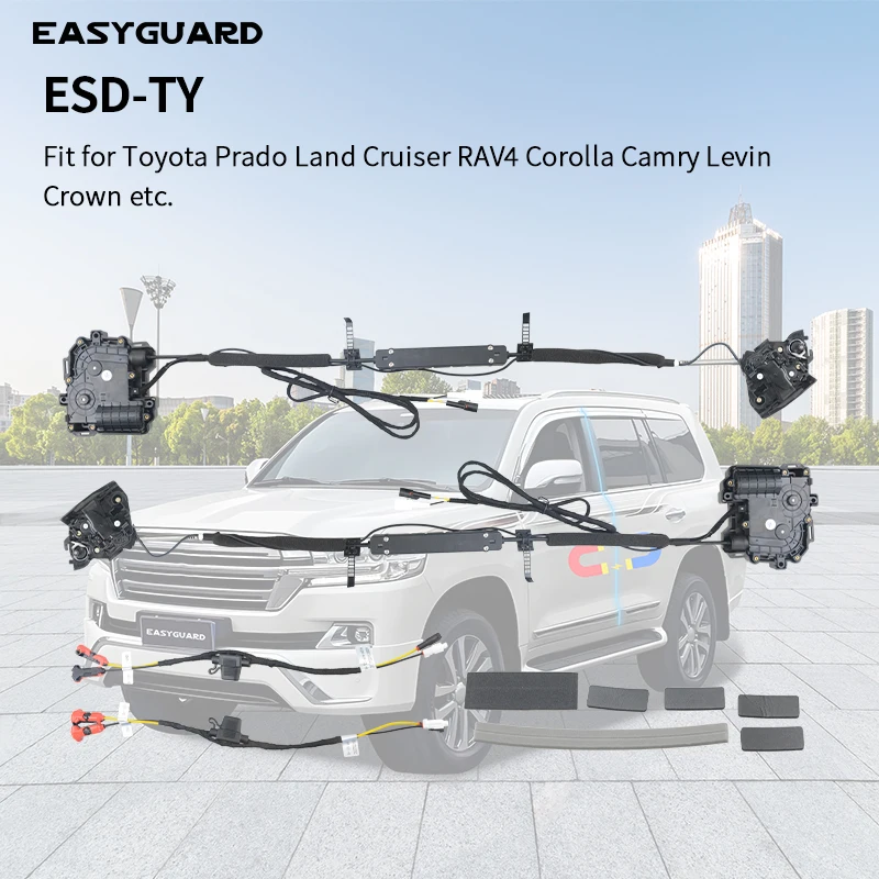 EASYGUARD Automatic Electric Suction Door: Intelligent Soft-Close System for Toyota Prado, Land Cruiser, RAV4, Camry &Levin etc.
