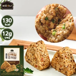 단백질주먹밥 갈릭닭불고기 110g / 윤형빈의 직화황금 단백질주먹밥 /아침대용 / 고단백