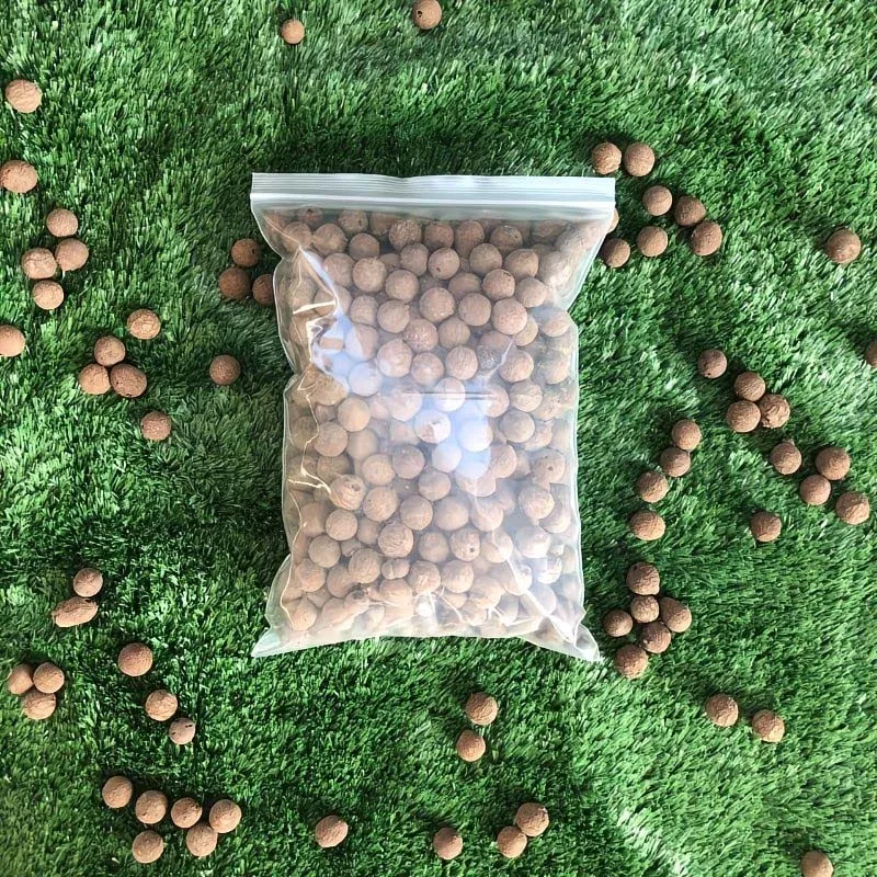 210g Expanded Clay Pebbles – Natural Stone Aquatic Plant Media for Fish Tanks, Lightweight Aerating Spheres for Succulents