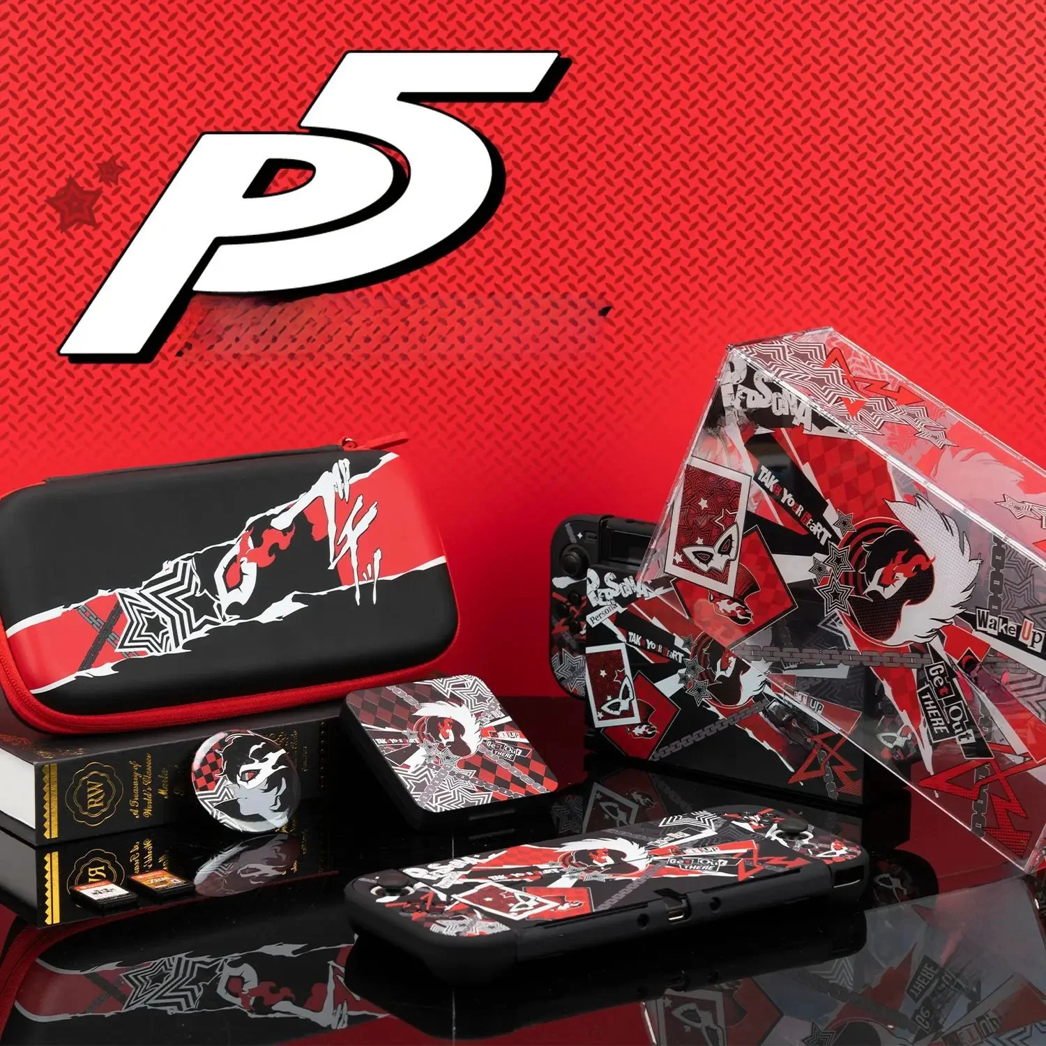 Étui de protection OLED pour Nintendo Switch, sac de transport, boîte de cartes de jeu, coque rigide, housse de poignée Joy-Con, protecteur de chargeur de Dock NS