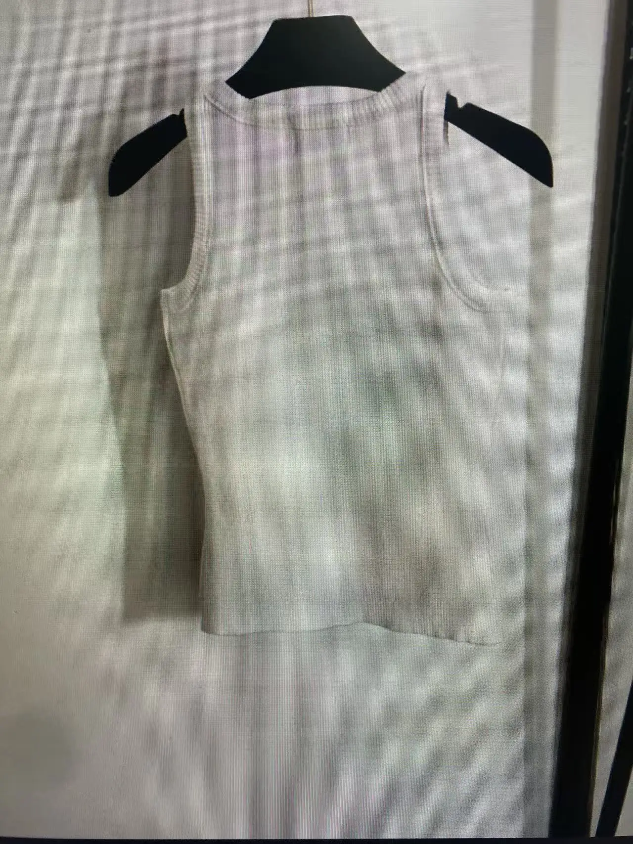 

2025 Women's Embroidered Patch Tank Top Slim Fit Knitted Vest Sleeveless Bohemian Layering Top for Summer