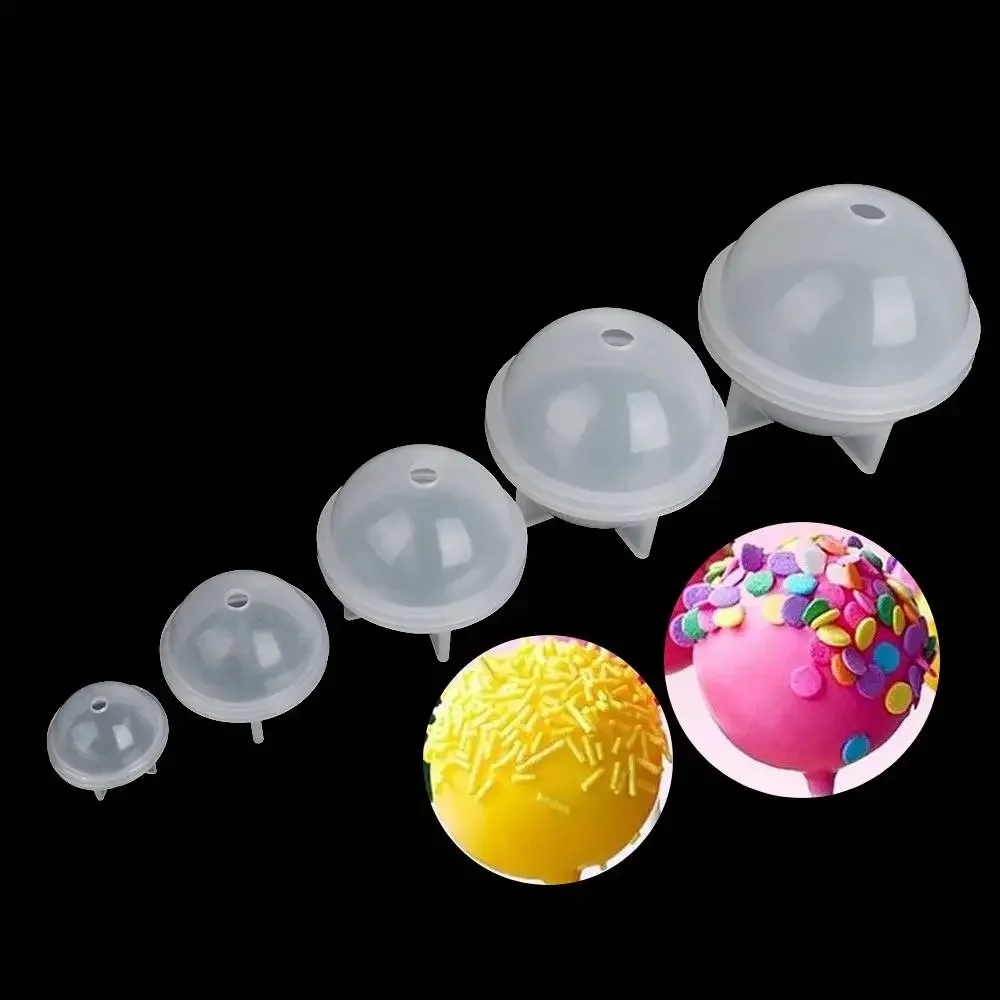 Kulista forma DIY kulka formy silikonowe przezroczyste formy do wyrobu ciasta rzemiosło żywiczne biżuteria na bal Making Home Decoration — zdjęcie 2