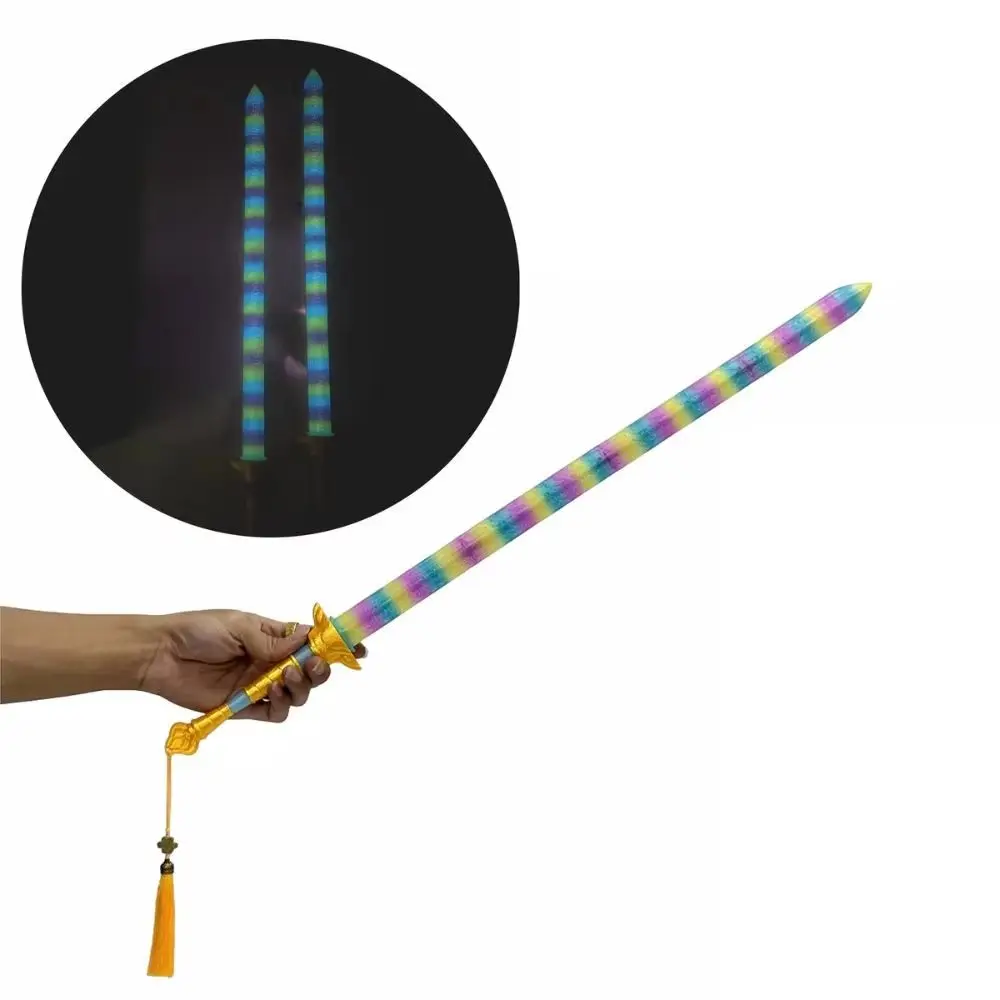Ragazza Gruppo Idol Luci Cosplay Spada Armi Puntelli Gioco di ruolo per Ragazza Gruppo Idol Tema Accessori per costumi di carnevale di Halloween