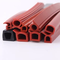 Custom Silicone Extrusion Profiles,High-Temperature, Waterproof Seals for Rotary Oven Automotive Electronics Weatherstrip
