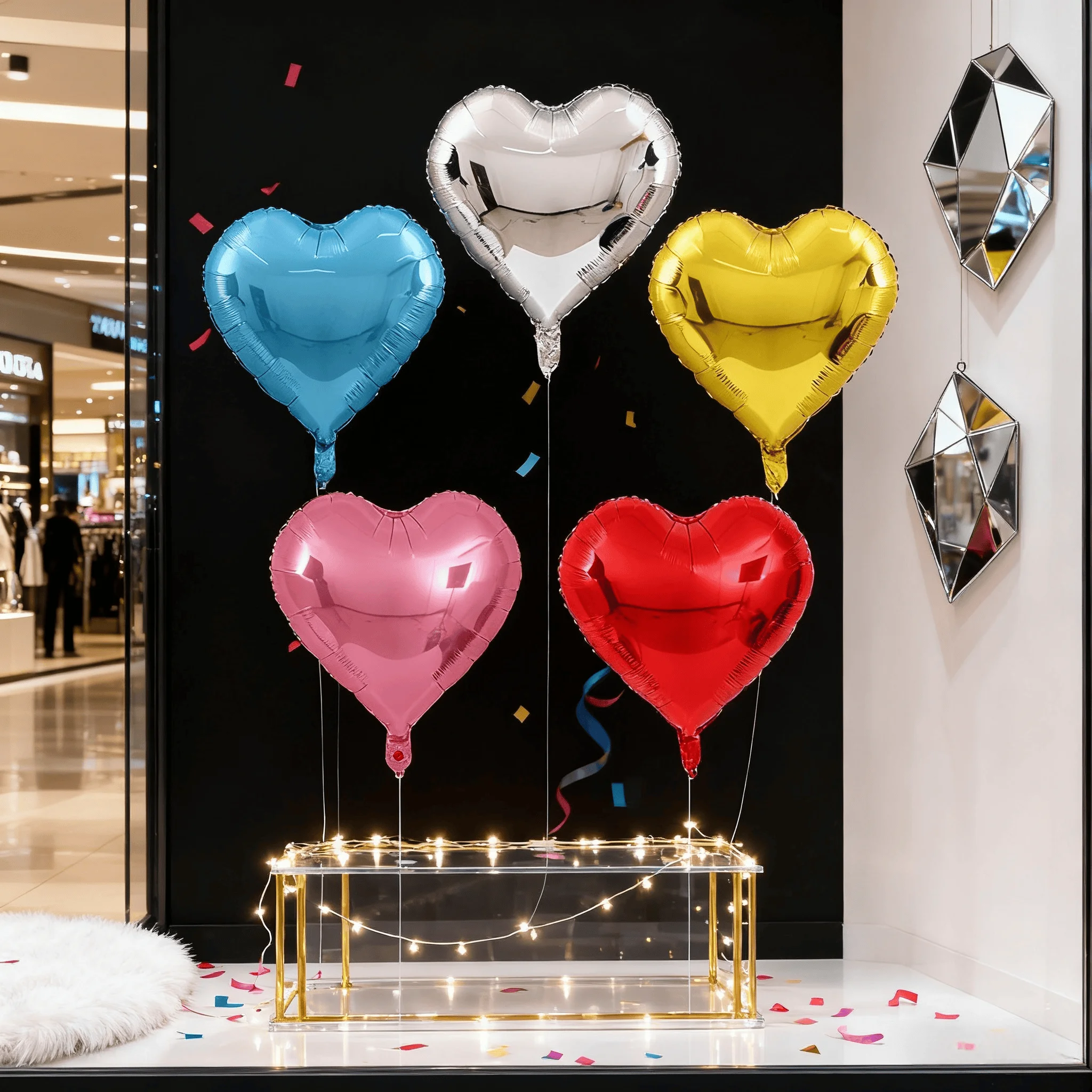 

18 Inch Color Heart Foil Helium Balloons Birthday Party Anniversary Wedding Valentine's Day Christmas Decorations Supplies