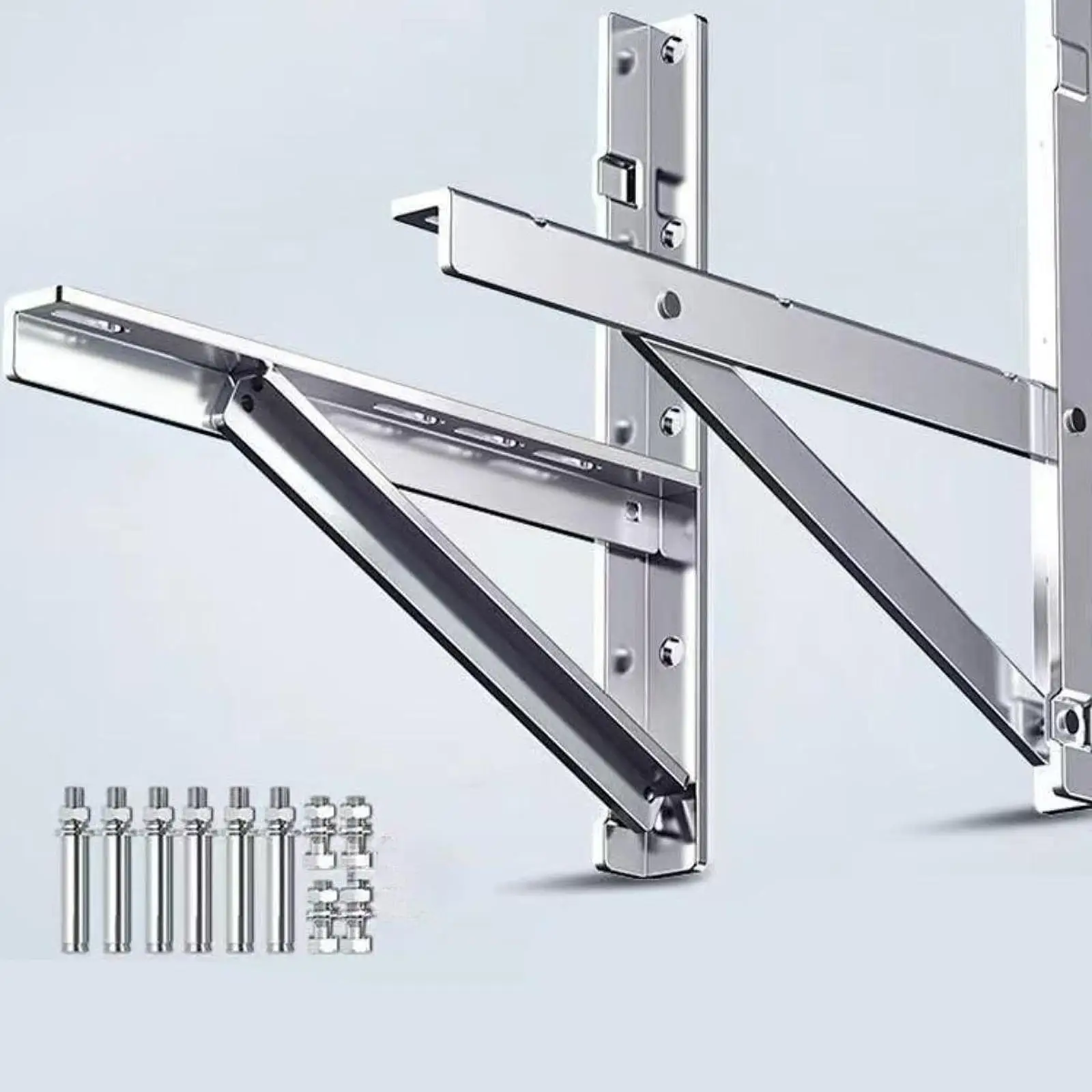 

304 Stainless Steel Air Conditioner Bracket Thickened Air Conditioner Outdoor Unit Hanging Rack Bracket Universal Air Conditione